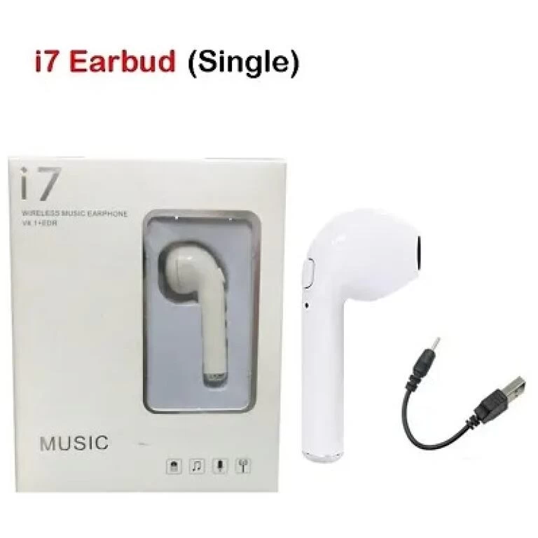 I7 Bluetooth Wirelesss Headset Single Earbuds