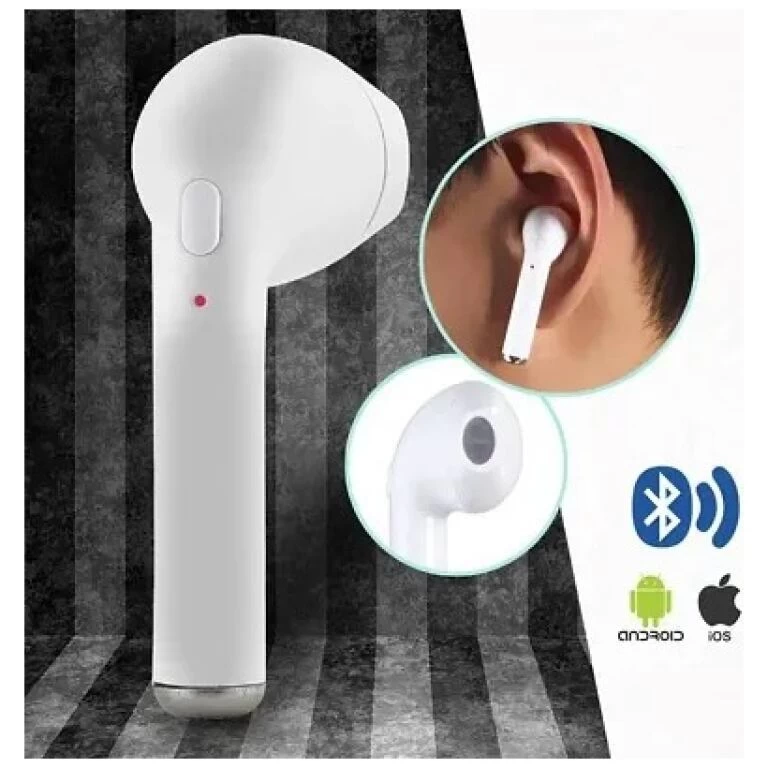 I7 Single Stereo Bluetooth With Magnet Headphone Earbuds Combo Pack Bluetooth Headset