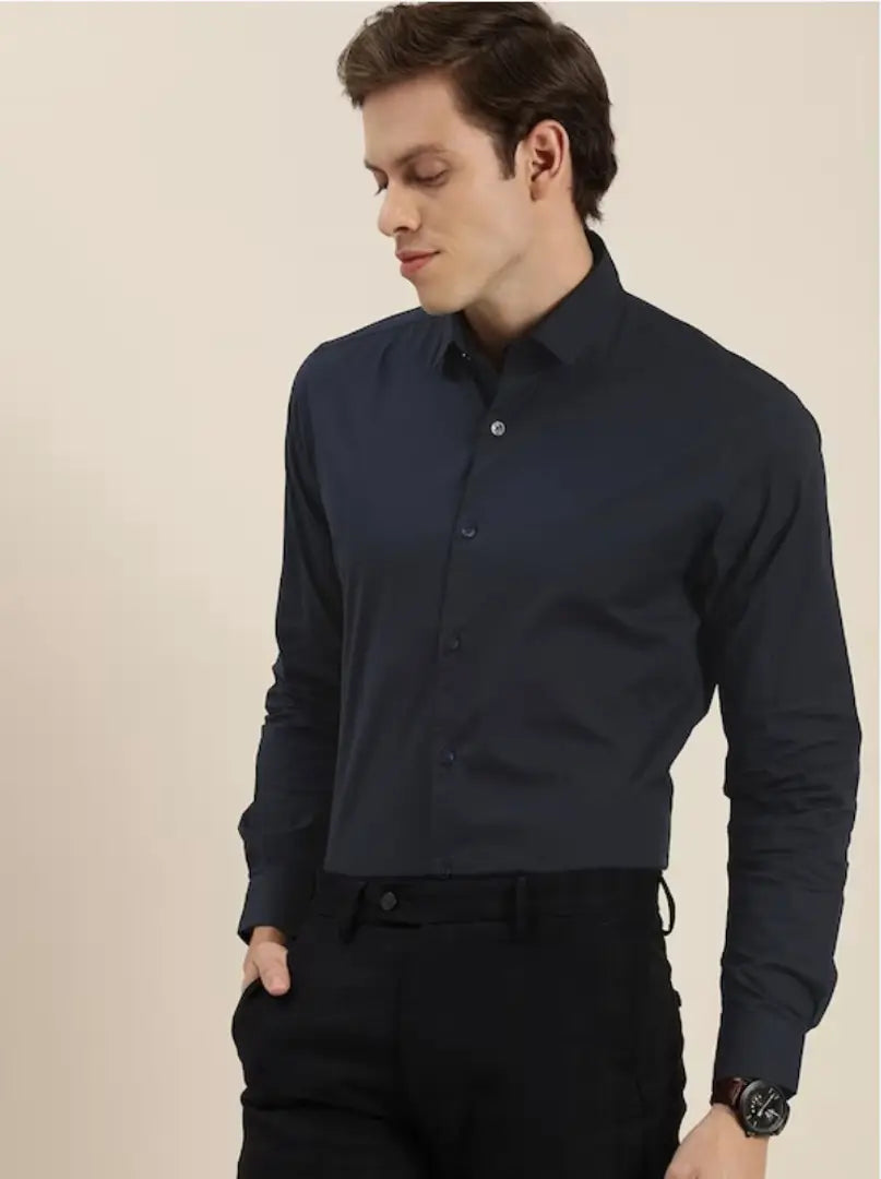 09876b73-94a0-4ea5-85ab-a7d0495dcbcd_13112098-originnm80prcnt Classic Cotton Blend Solid Formal Shirts for Men