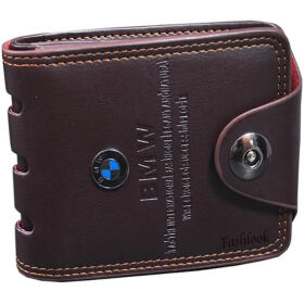 Brown BMW Magnet Walllet For Men