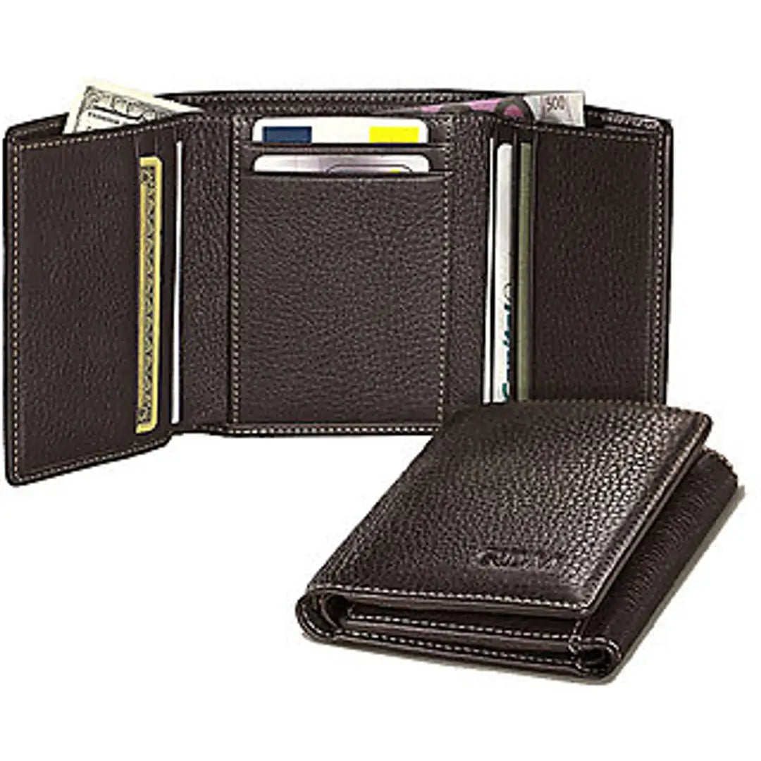 1576830849772_-originnm80prcnt Black Tri-Fold Wallet For Men