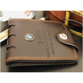 Classy Brown Solid Leatherette Two Fold Wallet For Men