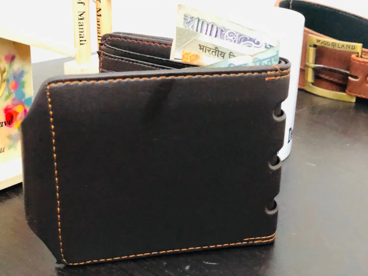 1577961249552_IMG9795-originnm80prcnt Classy Brown Solid Leatherette Two Fold Wallet For Men