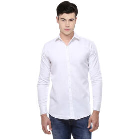 Balino London White Cotton Shirt For Men
