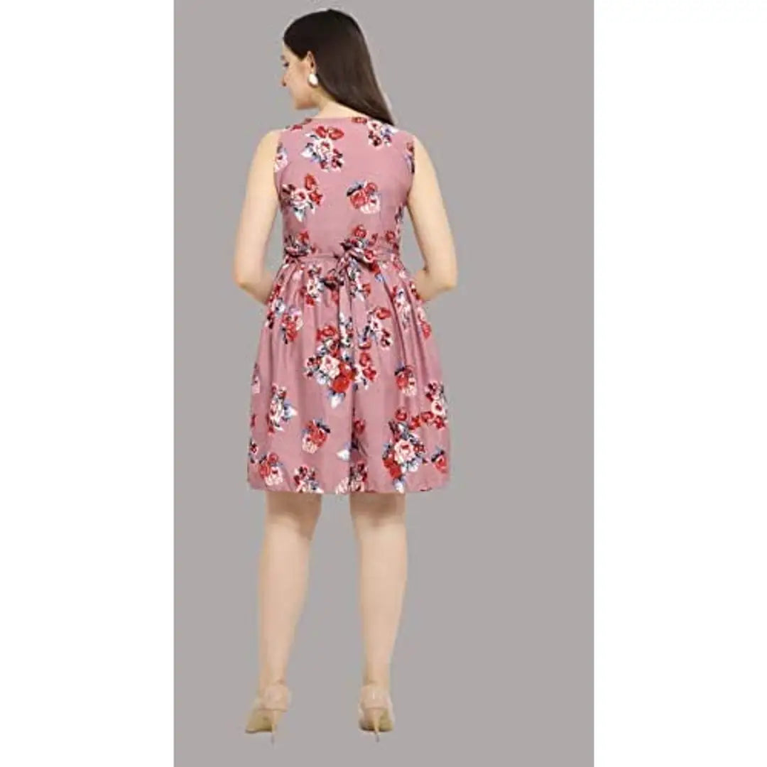1661450022199_1046_59_31Kbd2rMzRL.AA500-originnm80prcnt AA Creation Crepe Striped Floral Short Western Dress for Women 137_S One Piece Dresses for Women Casual