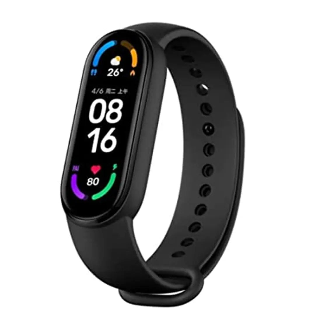 1665777037868_m6-originnm80prcnt A225_M6 PLUS Multi Watch Face, Fitness Tracker smart band (pack of 1) (Black Strap, Size : FREE)