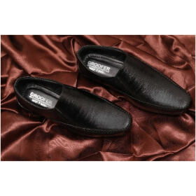 Men Black Slip-on Formal Shoes