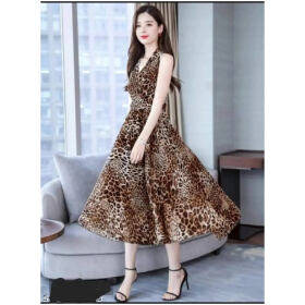 Classic Crepe Printed Dresses for Women