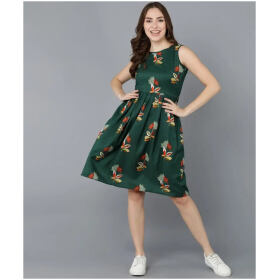 Classic Crepe Printed Dresses for Women