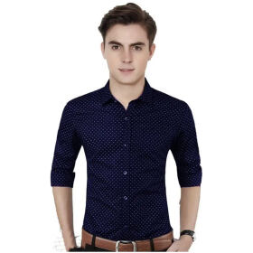 Casual fancy Dot Print Shirt