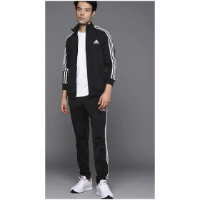 Black Striped Mens Tracksuit