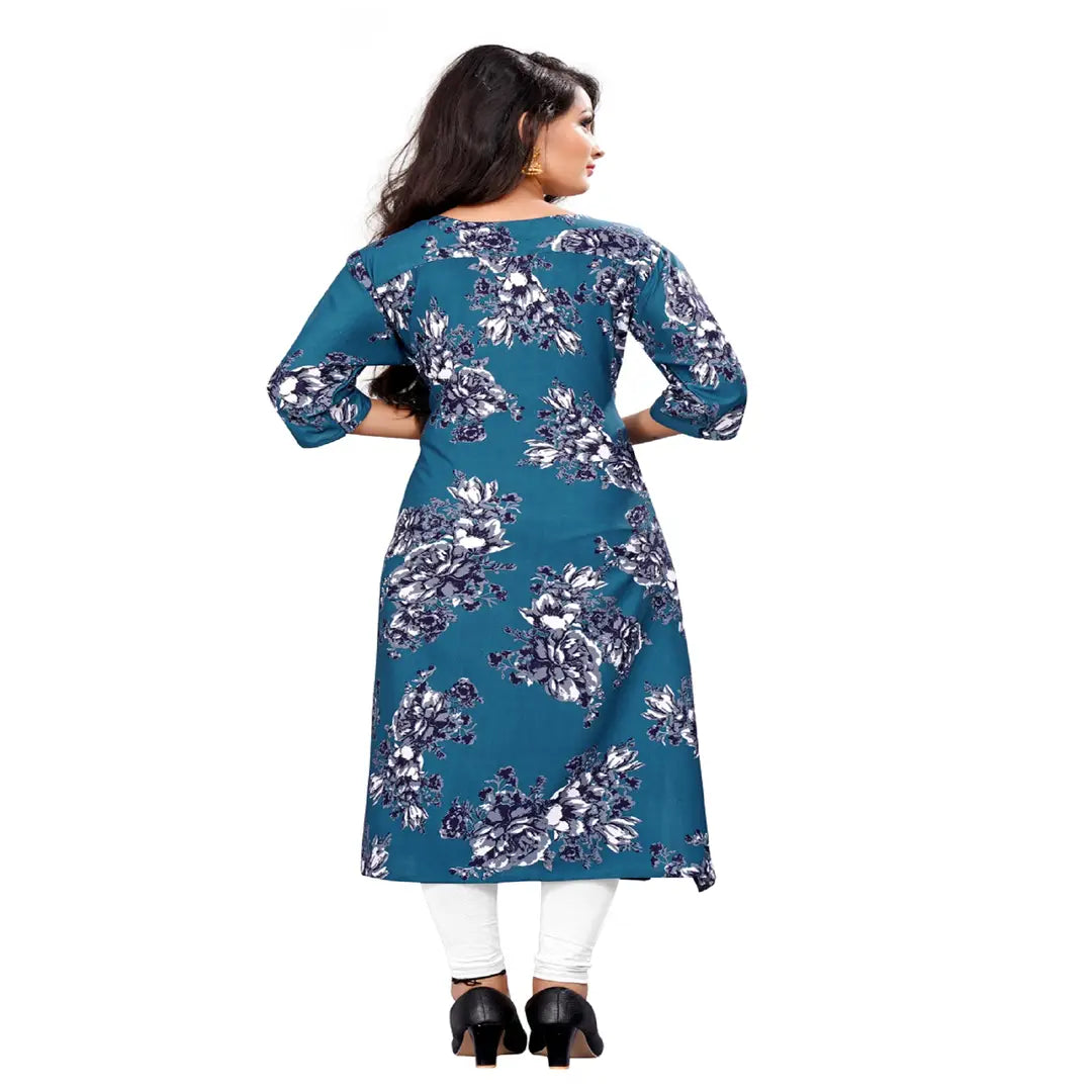 1681705635295_121212-originnm80prcnt Stylish American Crepe Floral Printed Kurti