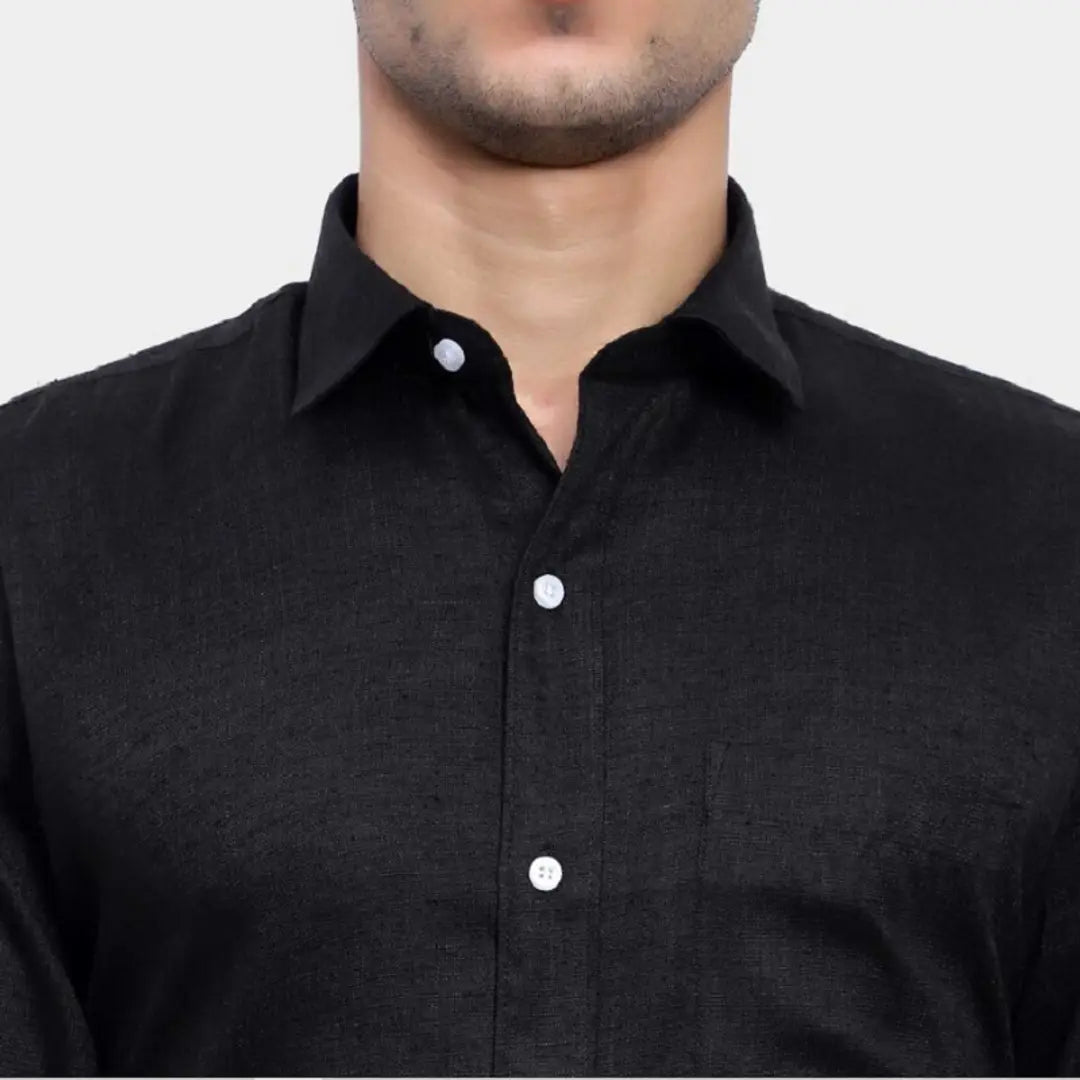 1683720941539_SG-BLACK__4_-originnm80prcnt Black Formal Shirt