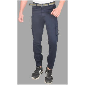 Beautiful Cotton Solid Regular Cargos For Men