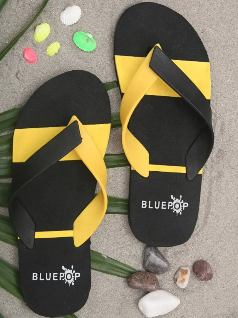 1685709438530_24local-originnm80prcnt_0710382f-9358-423e-8667-19d51be37b29 Bluepop yellow black Daily Wear Soft Casual Slipper For Men