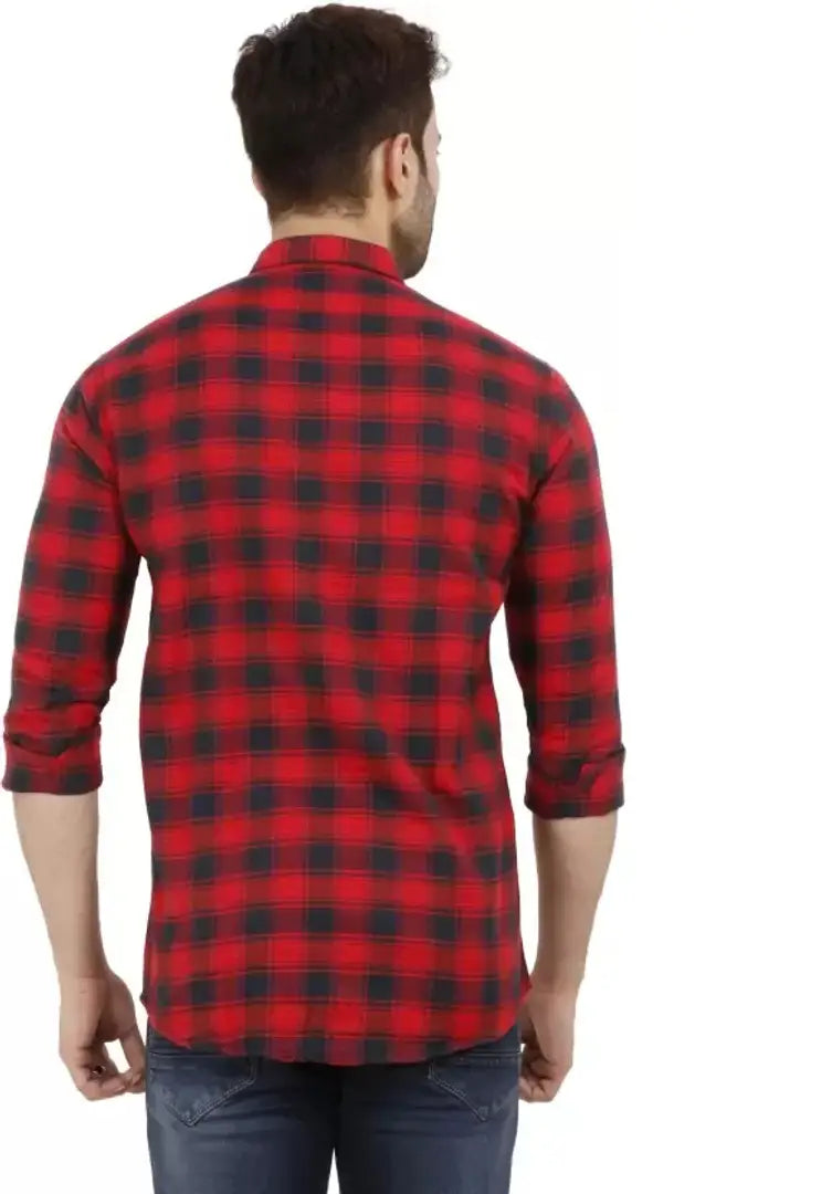 1686458482876_red_chk_3-originnm80prcnt Casual Shirts for Men