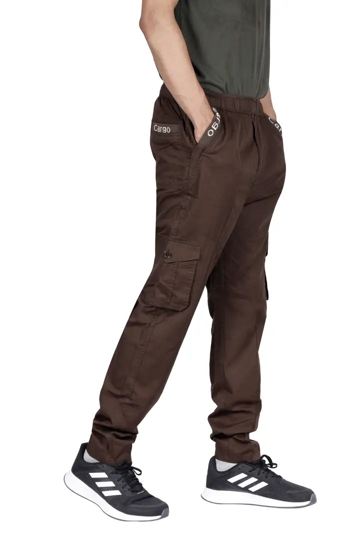 1686743932264_BROWN3-originnm80prcnt Classic Cotton Solid cargo track pant for Men