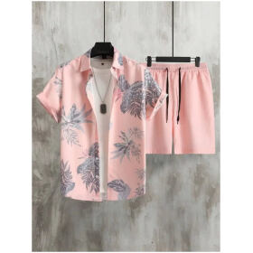 Classic Printed Night Wear Top and Bottom for Men