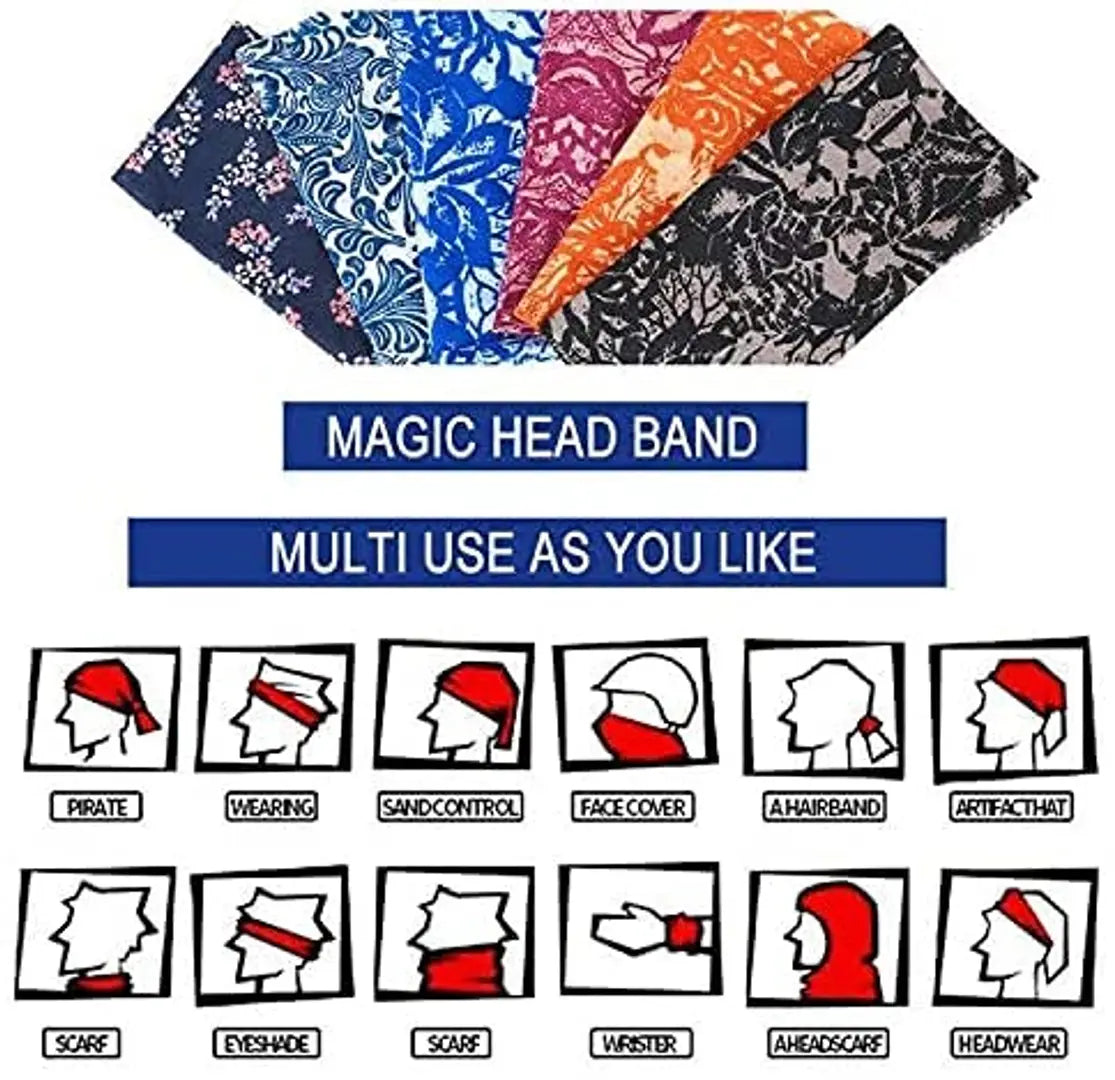 25eeedf0-0227-4234-81e7-4cd7136fdffe_18710332-originnm80prcnt Aenon Fashion Unisex Multi-coloured Set of 6 Bandana Headband Neck Gaiter Face Mask Scarf Mask for Outdoor Sport Bikking Hiking and Running (Multicolor8)