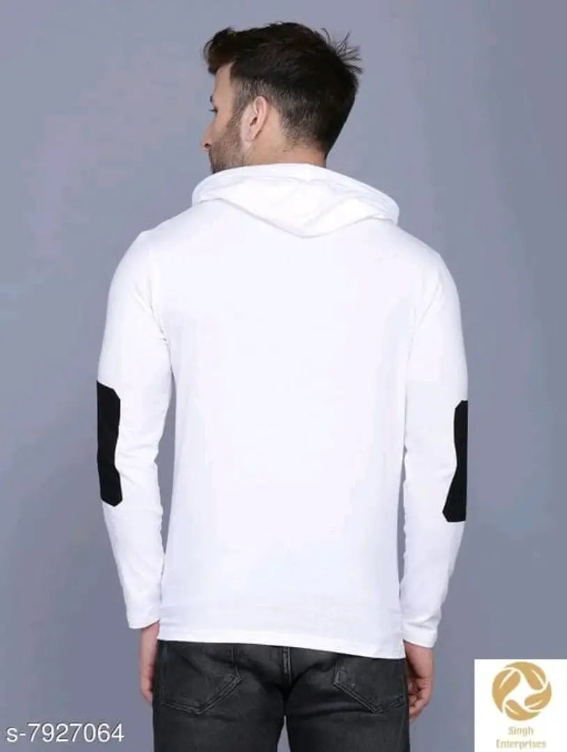 5b2954e0-838d-4e9e-88ba-f82130a87f06_19195411-originnm80prcnt Adel Wear Casual Round Neck Regular Fit Full Sleeves Hoodie Look T-Shirt with Cap for Mens White