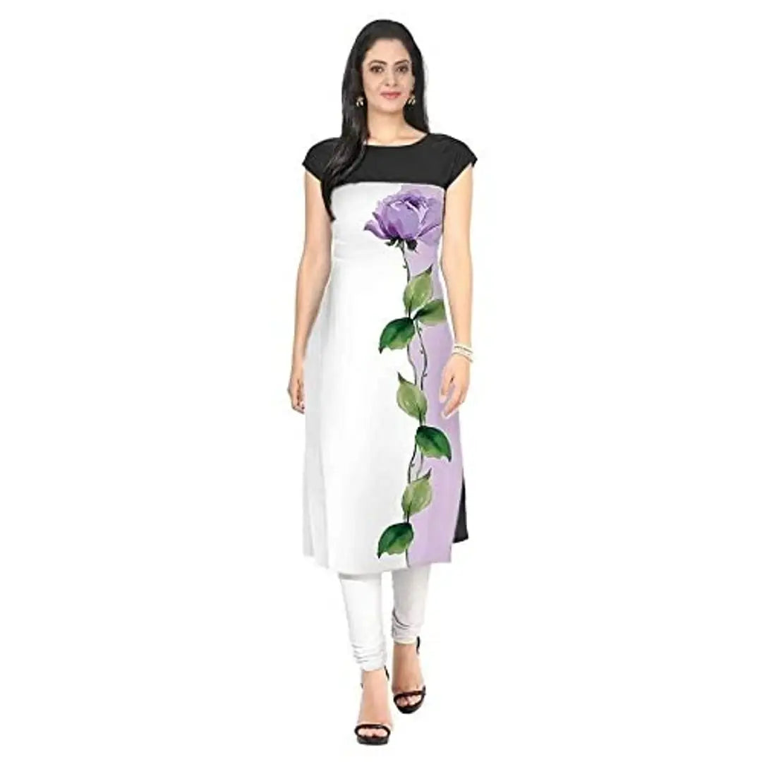 6872b904-10a7-4383-8ba7-5f2ed3365e04_3651571-originnm80prcnt Dsk Studio Woman's Crep Half Sleeve Straight Cut Kurti_dsk005_Purple