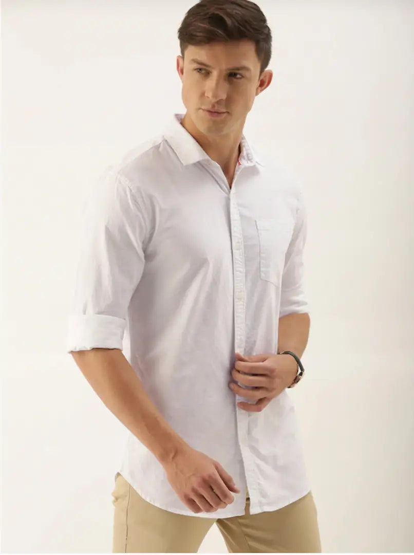 79028191-f730-4caa-b63b-6693252ca6f2_13112098-originnm80prcnt Classic Cotton Blend Solid Formal Shirts for Men
