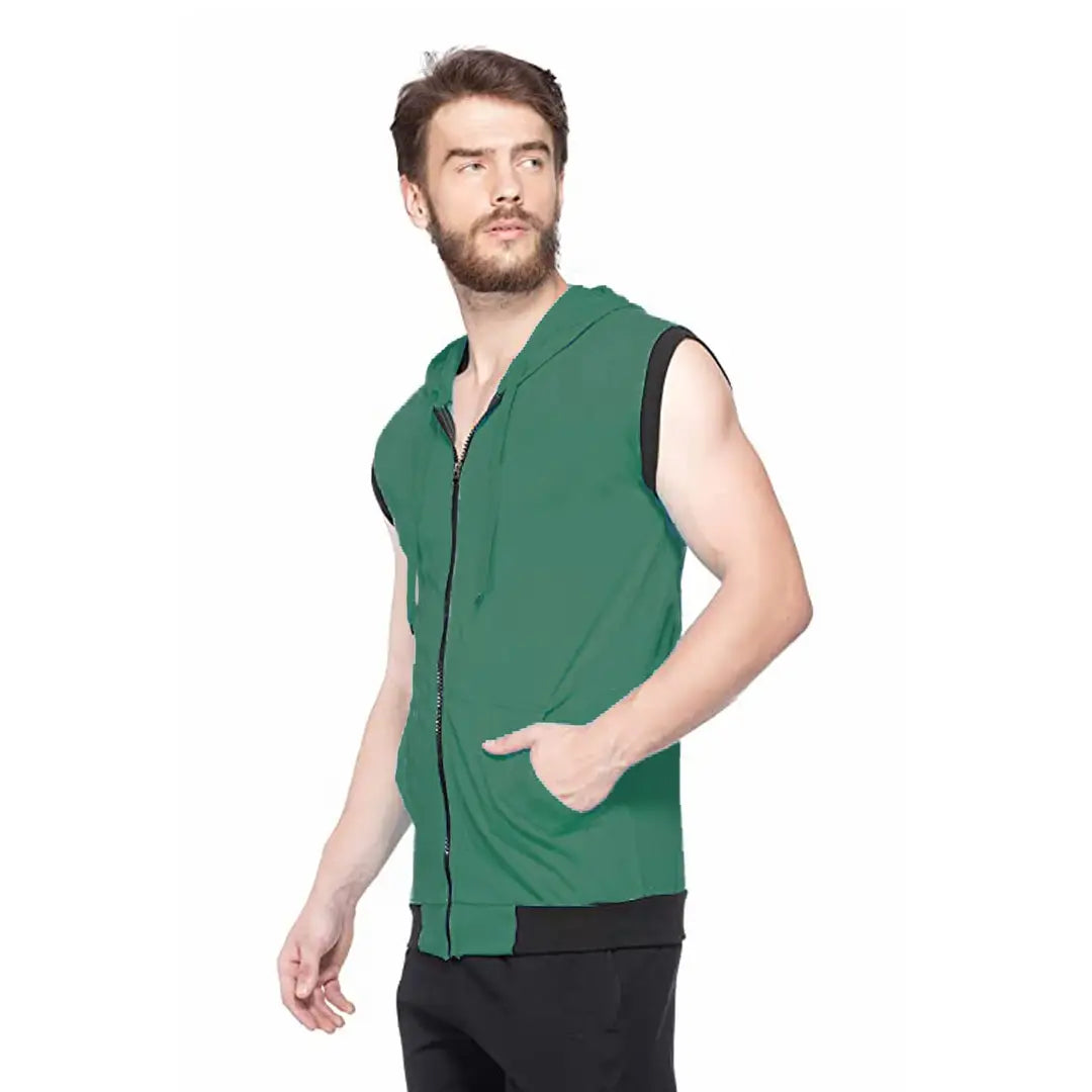 7a59e268-fafe-43ee-82e4-10fa5e0c0687_18485835-originnm80prcnt Adorbs Men's Cotton Blend Hooded Sleeveless Tshirt (610-xl_Bottle Green_XL) Pack of 1