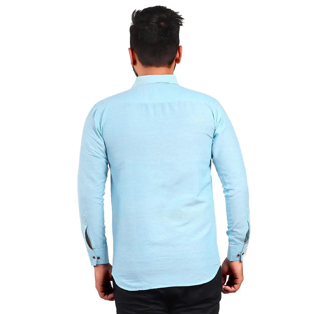 7ec421f7-26ef-45d6-af16-51b5bc6f4d17_28334187-originnm80prcnt Aarav Boss Men Sky Blue Formal Shirt (Size- Medium)
