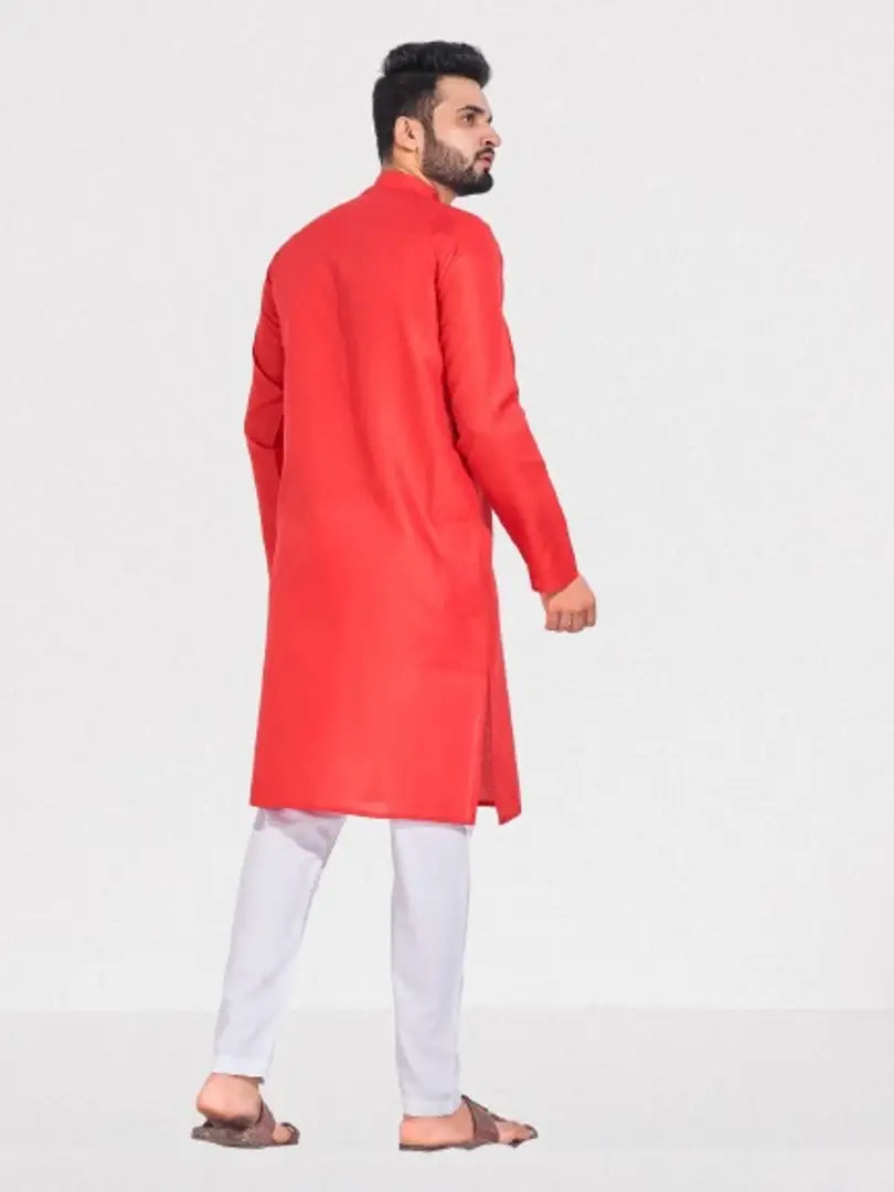 99748e3e-8add-4912-b819-fc8b5d6307c2_18020974-originnm80prcnt Classy Cotton Solid Kurta For Men