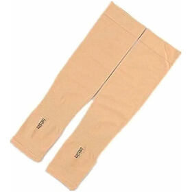 Beige Sunblock Gloves With Thumb Hole