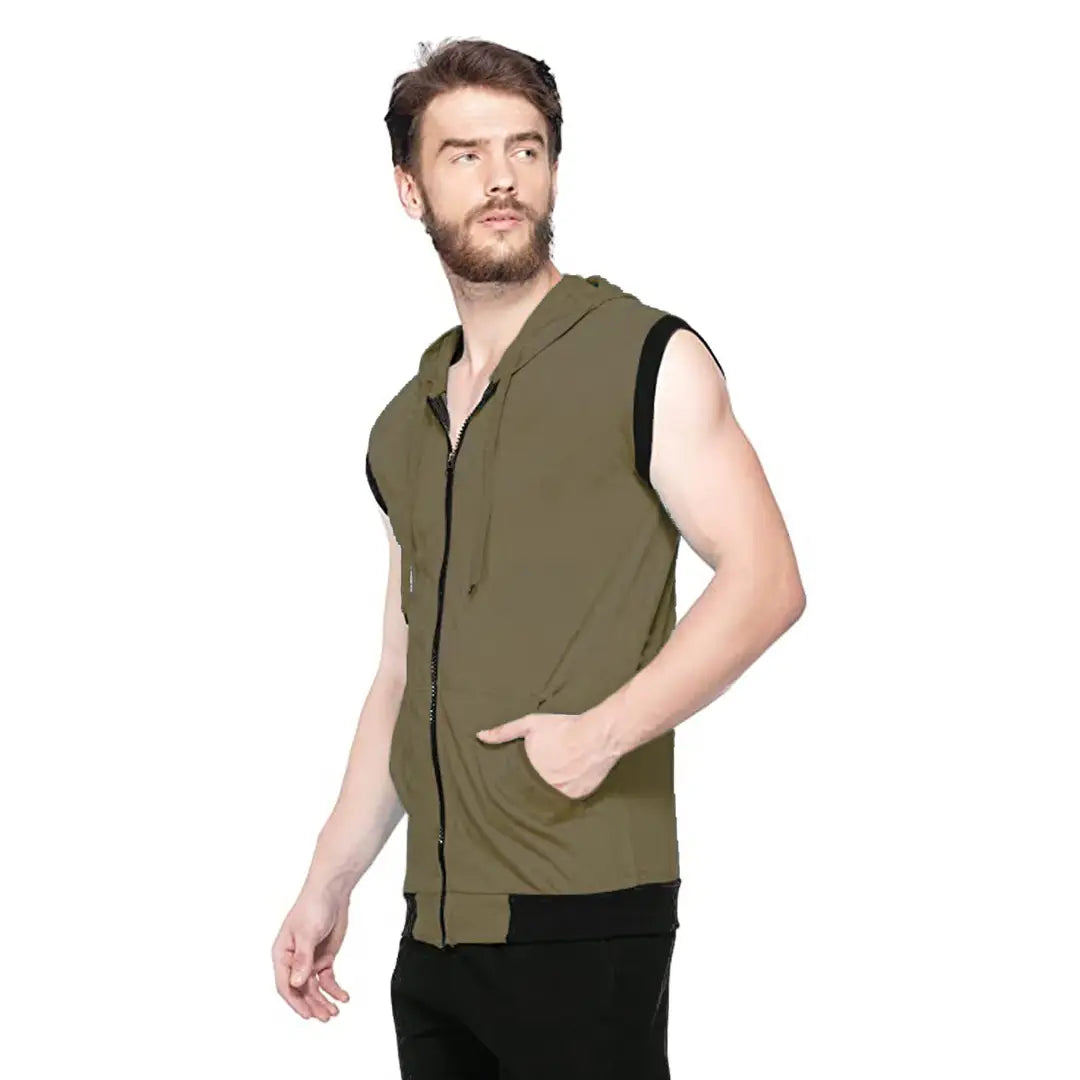 a120601d-3bbb-4206-89df-8d9f71f16dca_18485835-originnm80prcnt Adorbs Men's Cotton Blend Hooded Sleeveless Tshirt (614-l_Olive_L) Pack of 1