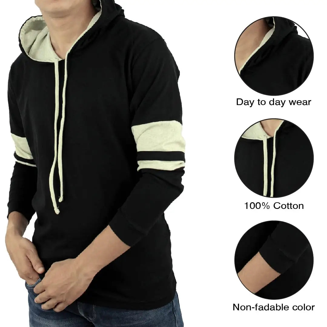 afd804e3-95f6-4c16-b70b-d049f200d280_11728078-originnm80prcnt Ayvina Cotton Blended Regular Fit Full Sleeves Hooded Neck T-Shirts for Men's Black