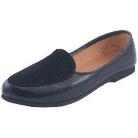 Stylish Black Synthetic Leather Solid Mojaris For Men