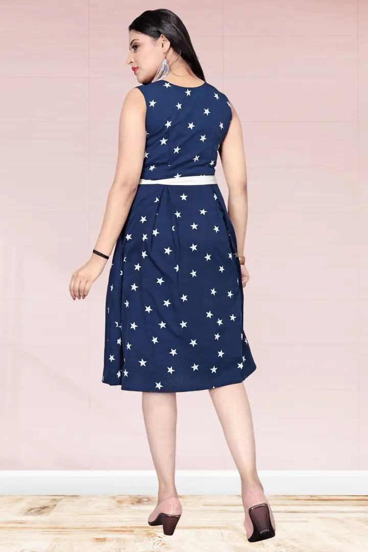 b5797d1e-d785-4311-bcb5-7f160e644528_3921040-originnm80prcnt Stylish Fancy Crepe Printed Knee Length Fit And Flare Dress For Women
