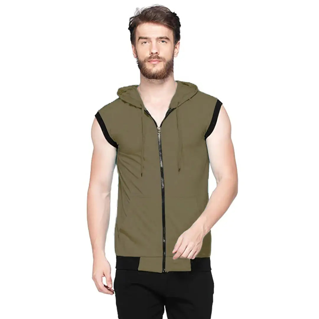 c78c614f-fa1e-4195-a302-f7a1ea3096c4_18485835-originnm80prcnt Adorbs Men's Cotton Blend Hooded Sleeveless Tshirt (614-l_Olive_L) Pack of 1