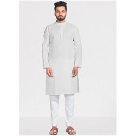Classy Cotton Solid Kurta For Men