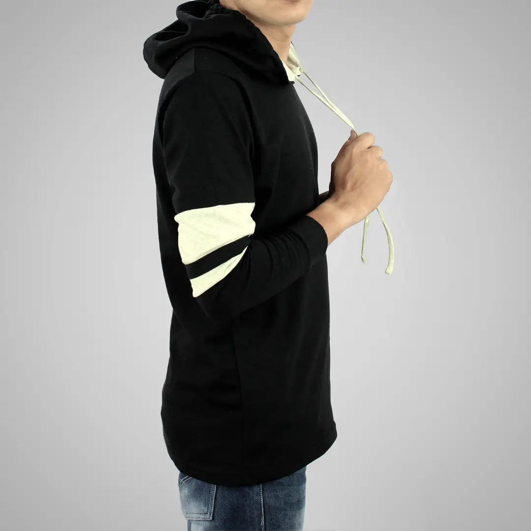 d5a51c61-a788-4595-b1f8-35e694972ee7_11728078-originnm80prcnt Ayvina Cotton Blended Regular Fit Full Sleeves Hooded Neck T-Shirts for Men's Black