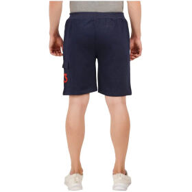 CHECKERSBAY Mens Shorts (M, Blue Melange)