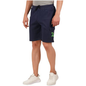 CHECKERSBAY Mens Shorts (L, Blue Melange)