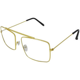 ARZONAI Men Rectangular Sunglasses Transparent Frame, Transparent Lens (Medium) - 1 Sunglass, 1 Hard Case, 1 Cloth and Warranty Card
