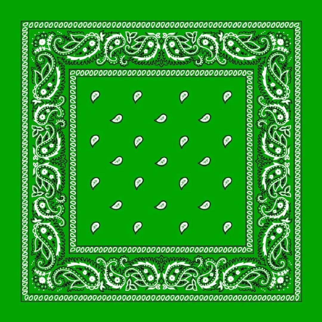 f0e8685d-b7ec-45ca-80c8-f38902c52229_18893698-originnm80prcnt Aashirwad Craft Pure Cotton Bandanas Paisley Pattern Scarf for Men Women Cowboy Handkerchief (50cm) (Green)