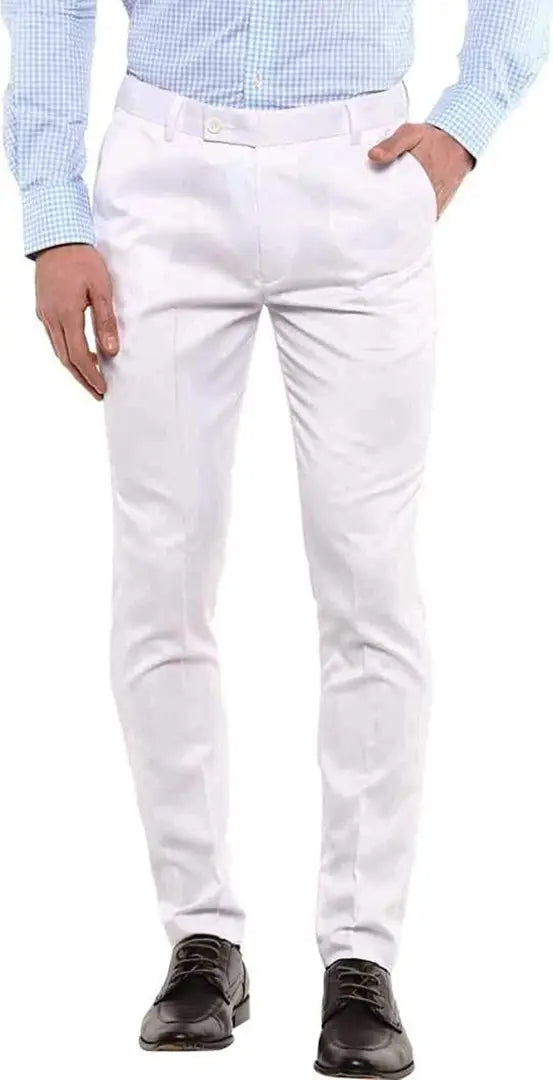 f8613b77-54e8-4acb-b3f2-5c39182c7e24_13695025-originnm80prcnt ELANHOOD Men's Slim Fit Formal Trousers/Pant (38, White)