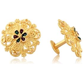 Golden Alloy Studs for Women