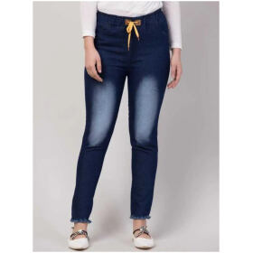 Classy Denim Solid Jeans for Womens