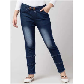 Classy Denim Solid Jeans for Womens