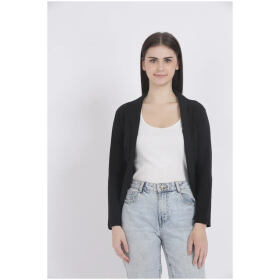 Classy Black Viscose Shrug For Women