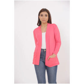 Classy Orange Cotton Blend Shrug For Women