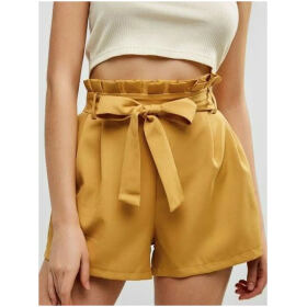 Classic Crepe Solid Shorts for Women