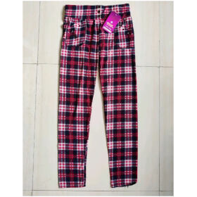 Checked Jeggings For Women