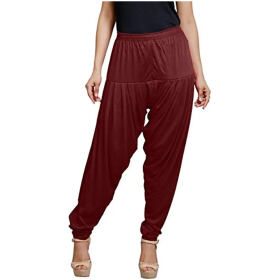 Classic Cotton Solid Patiyala Salwar For Women